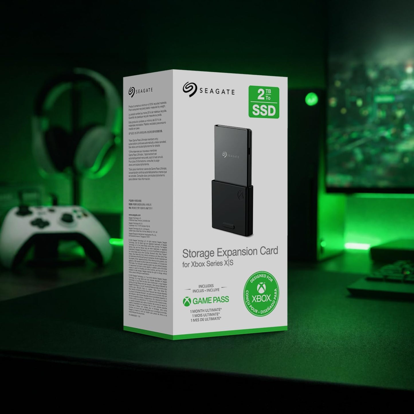 Storage Expansion Card for Xbox Series X|S 1 TB Solid State Drive - Nvme Expansion SSD for Xbox Series X|S (STJR1000400)