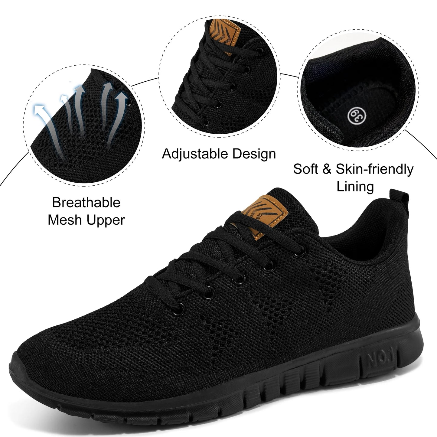Women Running Shoes Breathable Casual Sneakers Comfortable Walking Tennis Shoes