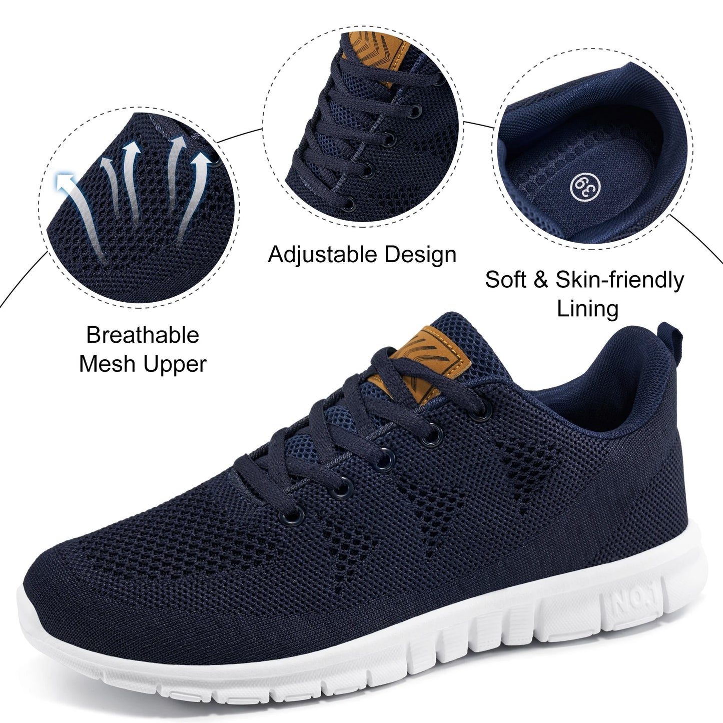 Women Running Shoes Breathable Casual Sneakers Comfortable Walking Tennis Shoes
